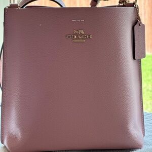 Pink coach bag mullet tote